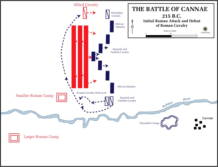 カンナエの戦いをわかりやすく解説【共和制ローマvsカルタゴ】