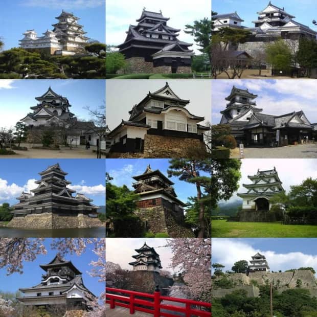 日本の城の構造、数、種類についてわかりやすく調べてみた