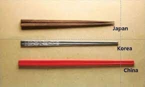 日本、中国、韓国の「箸」の違い