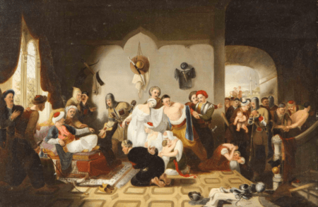 アラブ奴隷商人 置物 奴隷貿易 女奴隷 イスラム