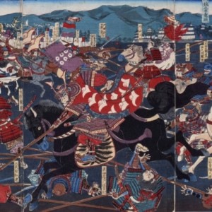 画像：大阪の陣幸村勇戦之図（上田市）