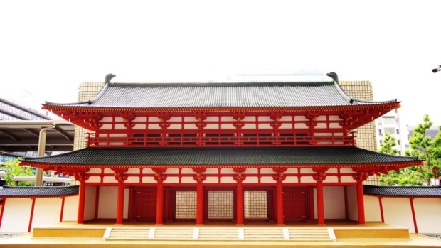 画像：平安京羅城門 模型（京都駅） wiki c