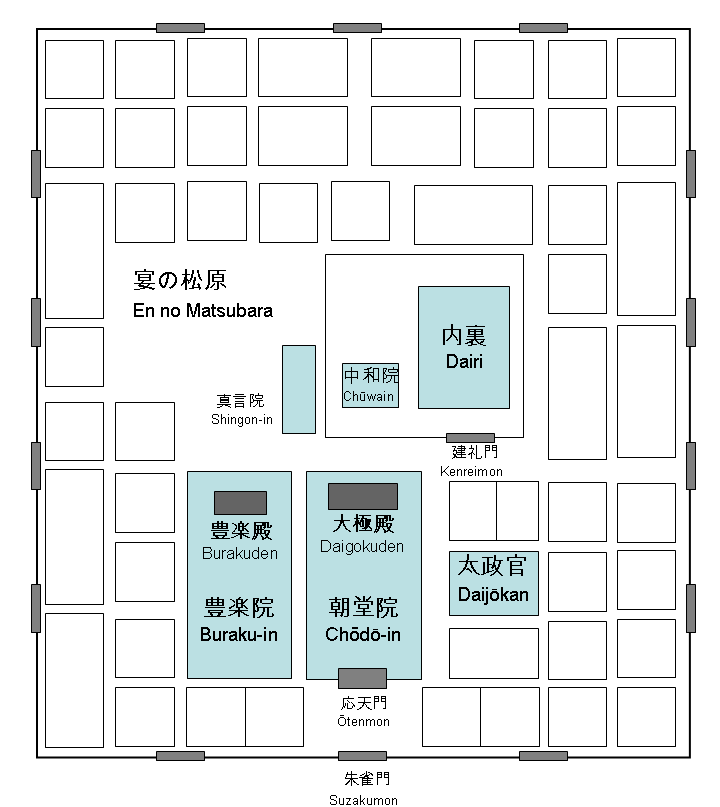 画像：平安宮 配置図 wiki c