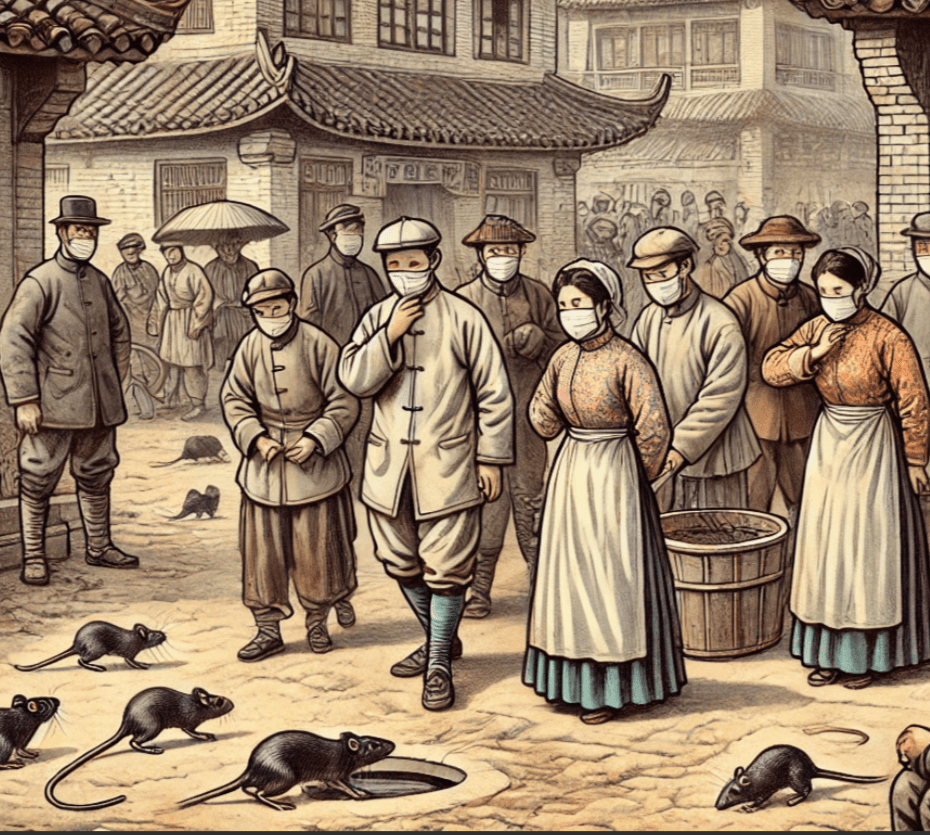 1910年に中国で発生した「ネズミ伝染病」