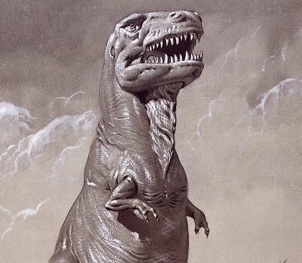ティラノサウルス（T-REX）にまつわる珍説 「ゴジラ立ち、羽毛が生えていた」